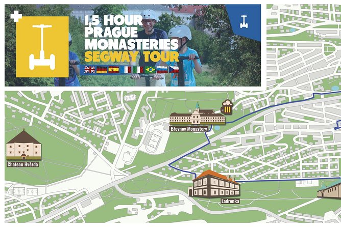 1.5h Small Group Segway Tour & Free Taxi Transfer ️with PragueWay - The real value of the $70.94 price