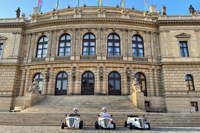 1-Hour Ride Across the Prague in Mini Hot Rod Car - The guide and the small-group advantage