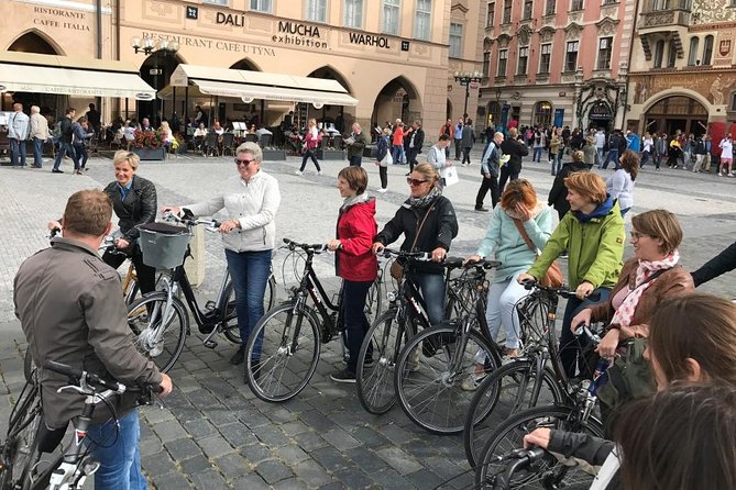 3-hour Complete Prague Bike Tour - David Cerny’s Babies at Museum Kampa