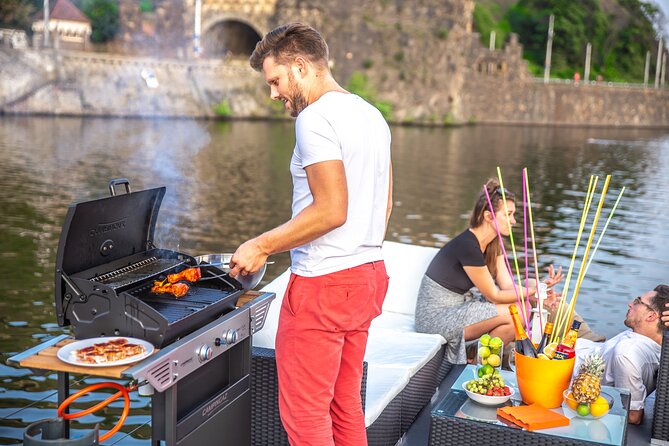 3-hours Prague Private Boat Cruise Beer or Prosecco Unlimited - Beer, Prosecco, food, and onboard comfort