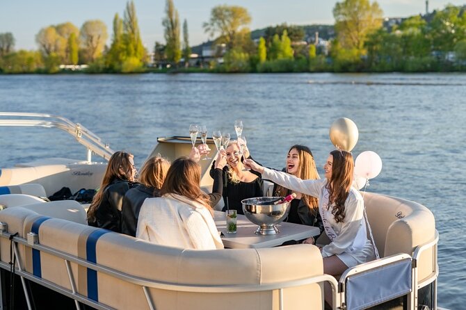 3 Hours Prague Private Boat Cruise Beer or Prosecco Unlimited - The Dancing House from the river