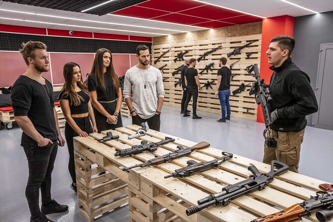 All Inclusive Shooting Packages | Transportation & Snack incl. - Choosing between handguns, rifles, and larger packages