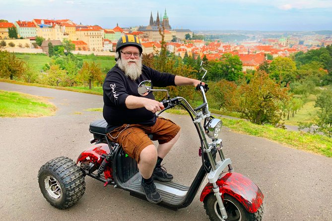 Amazing !!! Electric Trike Tour of Prague, live guide included - Key points at a glance