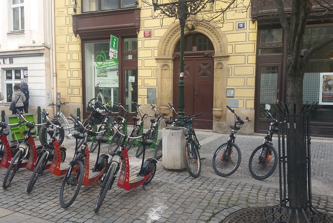 Best Prague Viewpoints: Guided E-Scooter Tour - Starting out with the scooter and guide