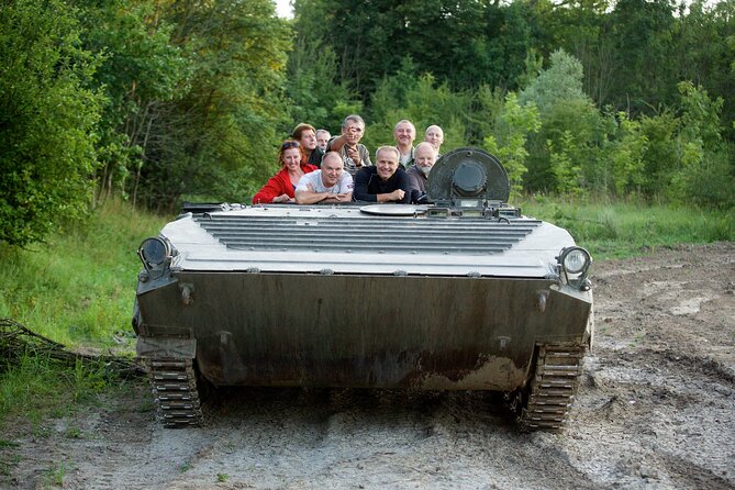 BMP tank driving experience Prague - The diploma and the human side of the day