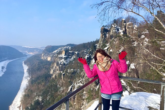 Bohemian And Saxon Switzerland Winter Tour from Prague - Bastei Bridge: Germany’s high sandstone viewpoint