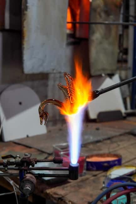 Bohemian glassworks excursion from Prague - Blowing, cutting, or painting your own glass