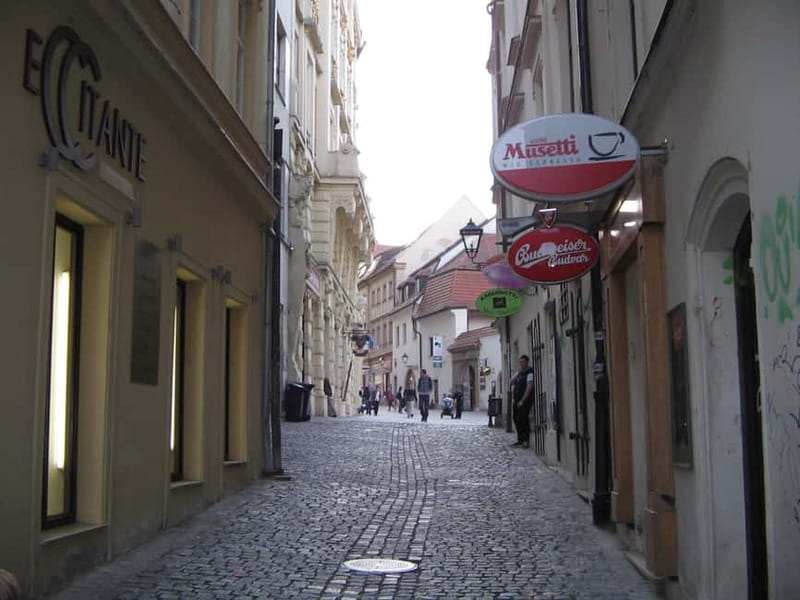 Brno: Historic Downtown Walking Tour - The Vegetable Market and Brno below street level
