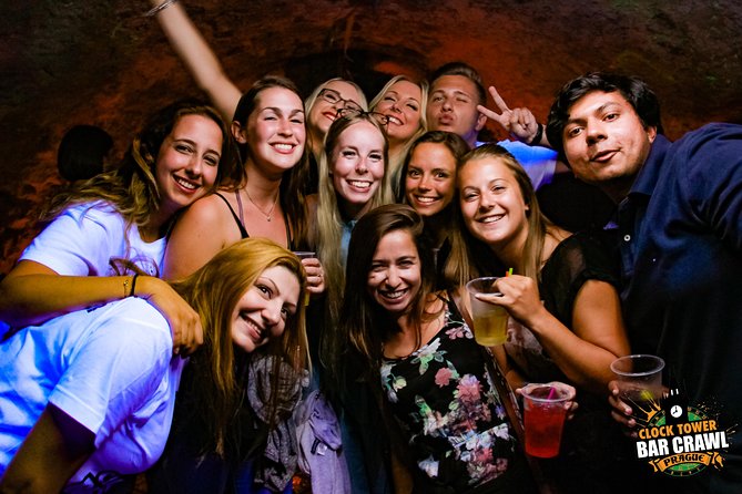 Clock Tower Bar Crawl ending at Prague's BIGGEST rooftop CLUB - Starting in Hangover House’s old cellar