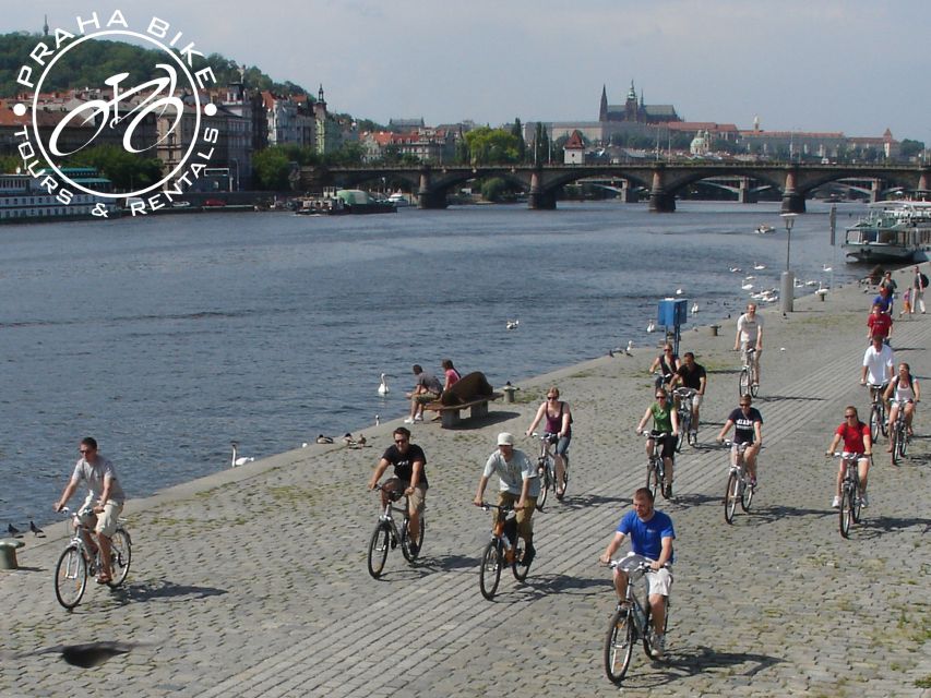 Coutryside bike tour to Karlstejn Castle. - Returning to Prague by train