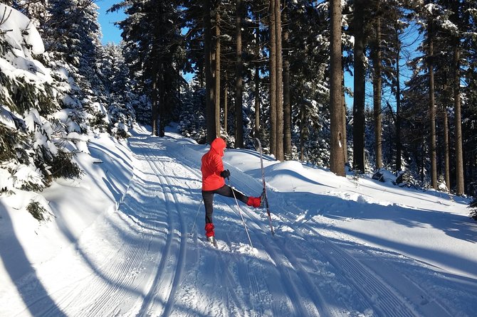 Cross-Country Skiing Guided Tour From Prague - Getting fitted and learning the basics before the first trail