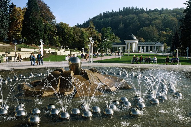 Czech Spas of Karlovy Vary and Marianske Lazne from Prague - Marianske Lazne: quieter parks and the Cross Spring