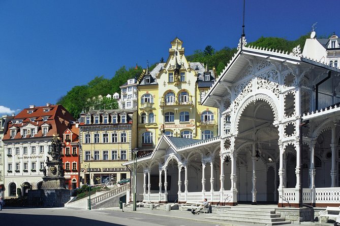 Czech Spas of Karlovy Vary and Marianske Lazne from Prague - Karlovy Vary: grand colonnades and warm river views