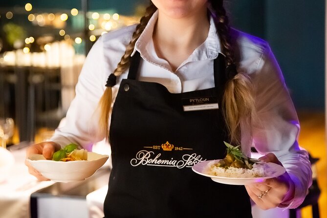 Czech Tapas with Unlimited Beverages at Stylish Restaurant Bar - A Stylish Bar Setting With an Open Kitchen