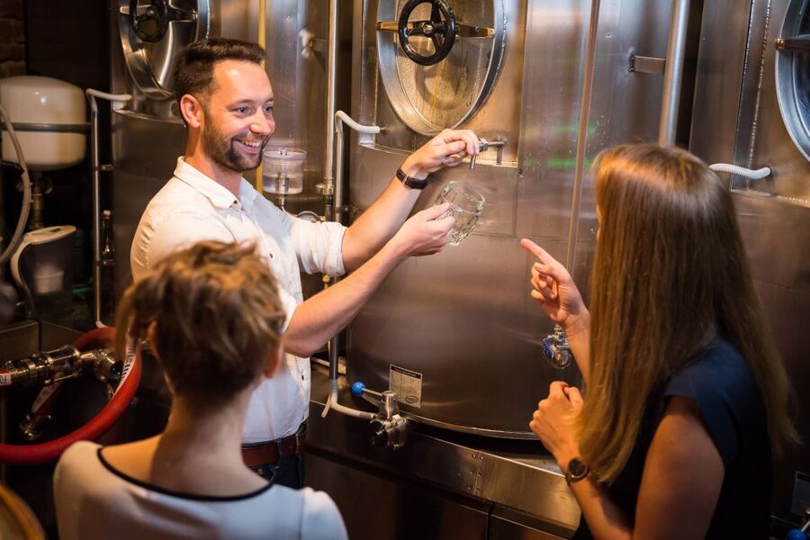 Delicious Food Tour by Prague Food Tour - First restaurant: beer, wine and a Czech introduction