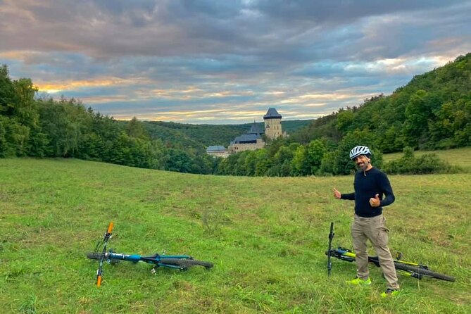 E Bike Day Trip I Visit a Roman Castle and Taste Craft Beer - Dobrichovice, coffee and homemade cake