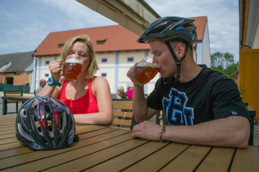 E-Bike Day Trip: Visit a Roman Castle and Taste Craft Beer - The 12-kilometer push to Vseradice
