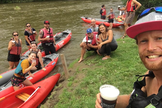 Easy Canoe Mission to the Sazava River from Prague Day Trip - Paddling through the gorge