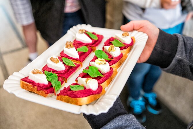 Eating Prague Food & Beer Tour by Eating Europe - Open-faced sandwiches at Bistro U Býka