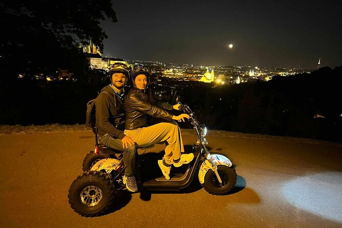 Electric Trike Night Tour in Prague - Live Guided - Starting at Štěpánská 55