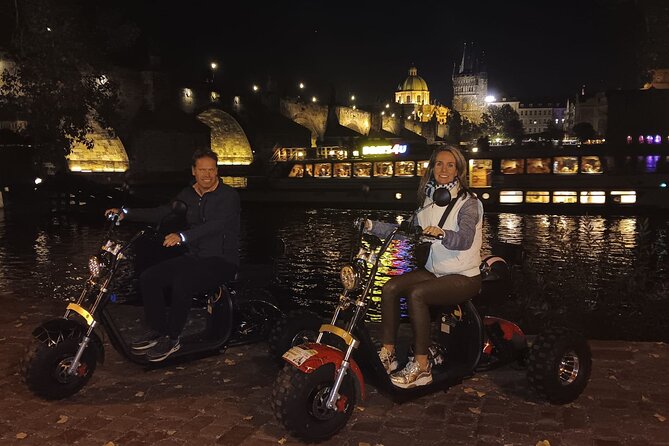 Electric Trike Night Tour in Prague - Live Guided - Strahov Monastery and the monastery beer stop