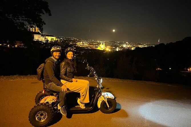Electric Trike Night Tour in Prague - Live Guided - Kafka, Rudolfinum, and Pařížská Street
