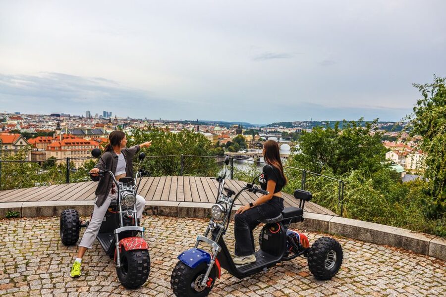 Electric Trike Sunset Prague Tour - Letná Viewpoint: the tour’s best photo stop