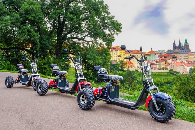 Electric Trike Tour in Prague - City Sightseeing & Fun Riding - Lennon Wall and Charles Bridge