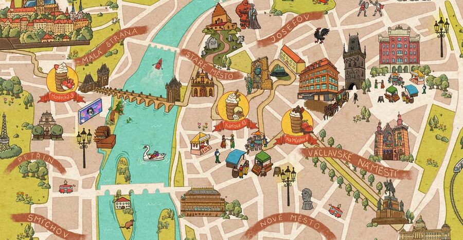 Explore Prague with our chimney cake Prague trail! - Starting at Wenceslas Square and Na můstku 1