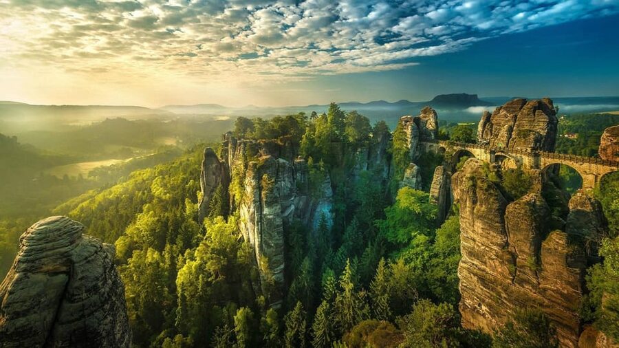 From Prague: Bohemian & Saxon Switzerland Iconic Day Trip - Bastei bridge and the Elbe views