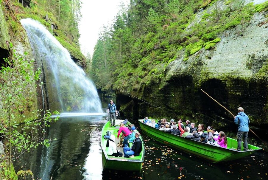 From Prague: Bohemian & Saxon Switzerland Semi Private Tour - The Wild Gorge boat ride