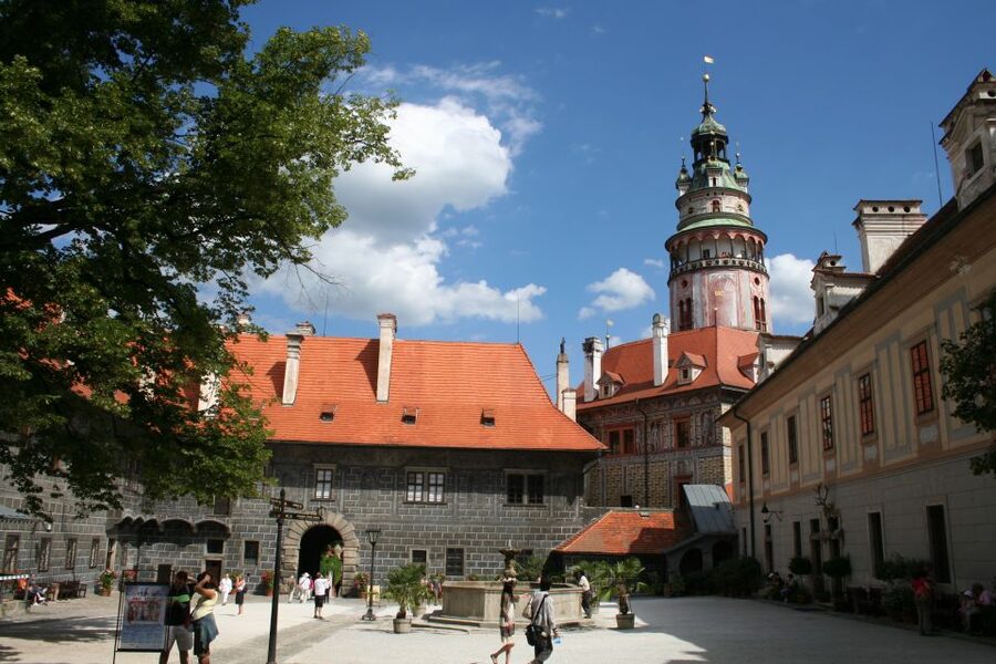 From Prague: Full-Day Trip to Český Krumlov - The castle complex and its unusual theater