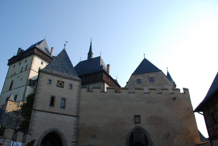 From Prague: Karlstejn Castle Skip-the-Line Ticket and Tour - The Well Tower and Burgrave’s Palace below