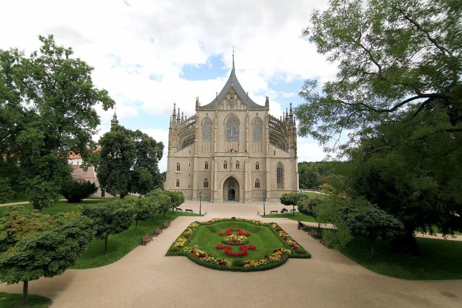 From Prague: Kutna Hora and Bone Chapel Tour - St. Barbara’s Church brings grandeur to the day