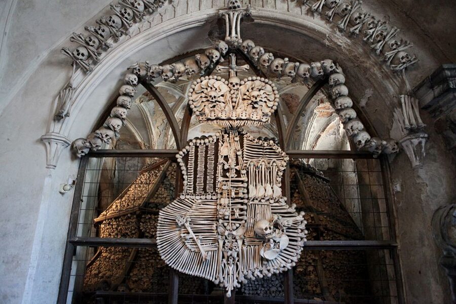 From Prague: Kutna Hora and Bone Chapel Tour - Walking through the medieval town center