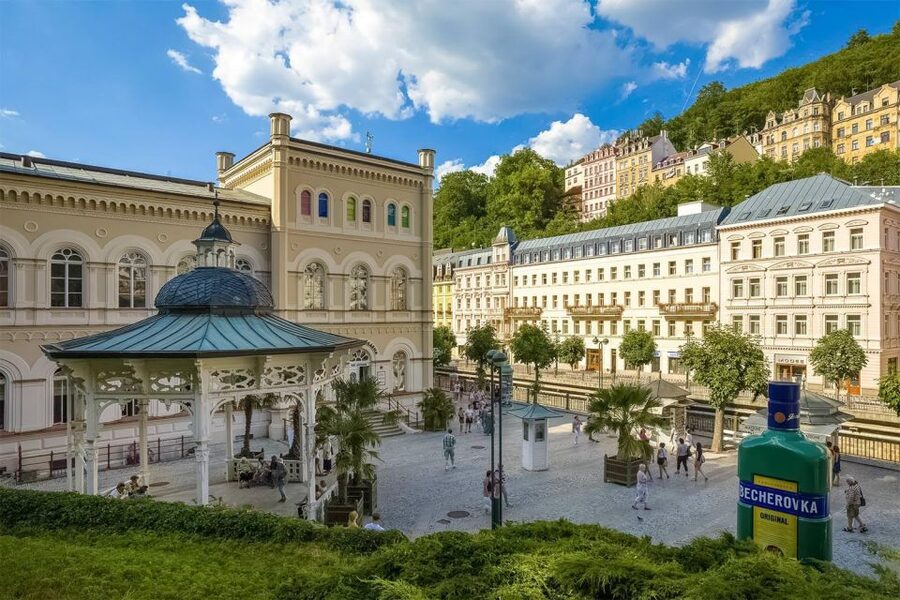 From Prague: One day trip to Karlovy Vary - Walking beside the Teplá stream