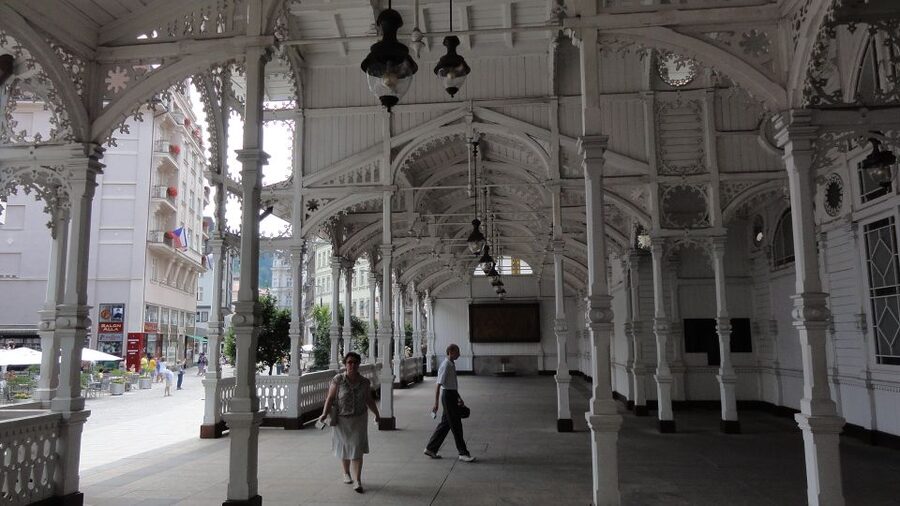 From Prague: Private Karlovy Vary & Crystal Factory Tour - Walking Karlovy Vary and finding the hot springs