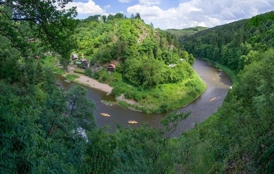 From Prague: Sazava River Canoe Day Trip for All Levels - The train ride sets the tone