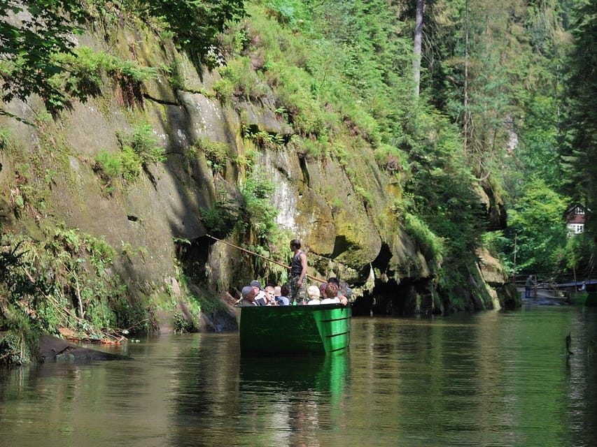 From Prague: Tour to Saxon and Bohemian Switzerland - Down to Edmund’s Gorge and the boat ride