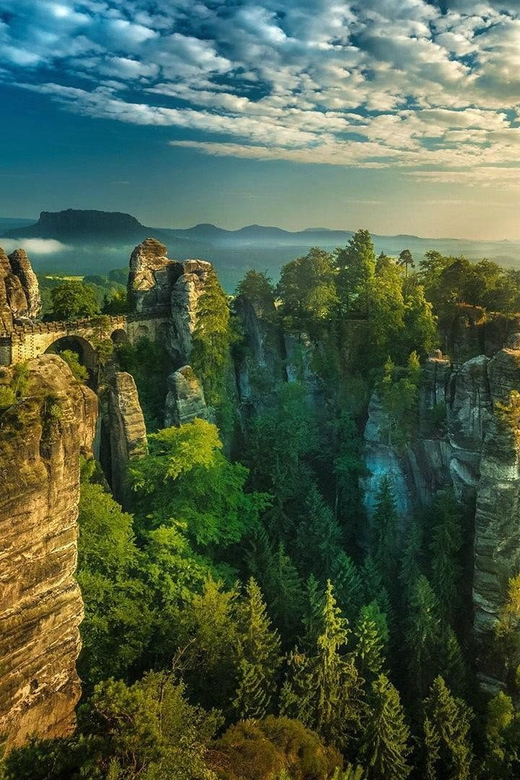 From Prague: Tour to Saxon and Bohemian Switzerland - Tisa Rocks in the winter season