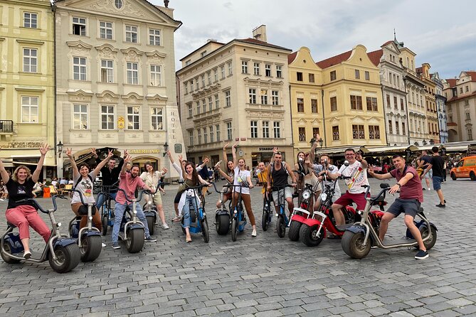 Guided sightseeing e-scooter tour of Prague: 2 hours - Starting in Old Town with a short riding lesson