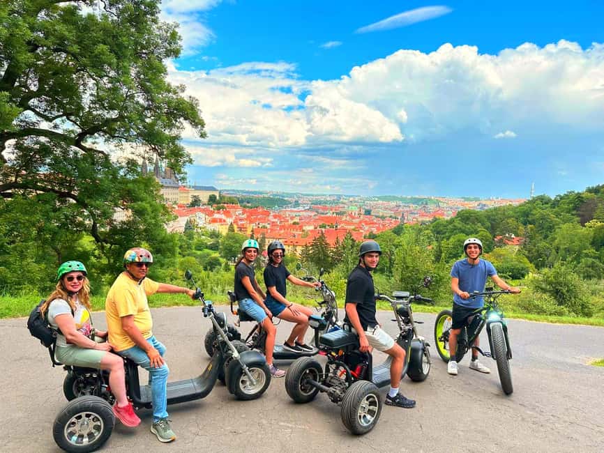 Heart of Prague tour on Tricycle electric scooter - Why an electric trike makes sense in Prague