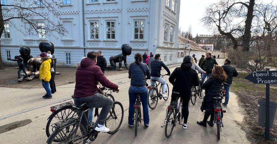 Hidden Prague Bike Tour - Nusle Bridge and the darker side of Prague