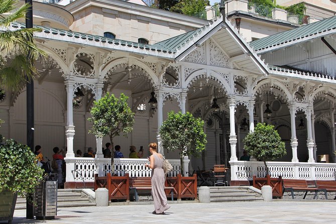Karlovy Vary including Watchtower and Funicular from Prague - The guided walk through the spa center
