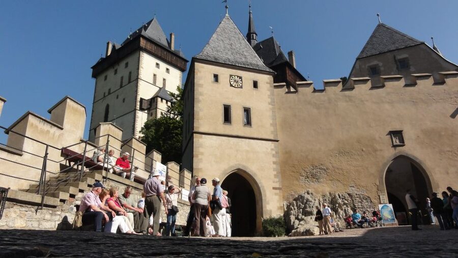 Karlstejn Castle & Crystal Manufactory - Private Tour - Leaving Prague in a private car