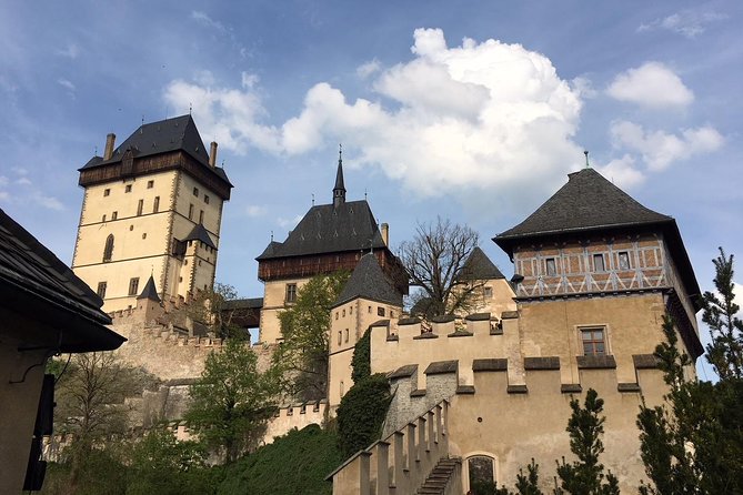 Karlstejn Castle - Half Day Coach Tour From Prague - The ride from Pařížská to the castle hill