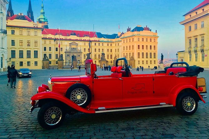Kutná Hora Medieval Town in Vintage Cabrio car - The vintage cabrio is part of the experience