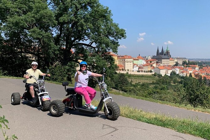 Live-Guided ️Trike-Harley️ Viewpoints tour of Prague - Prague Castle from several angles
