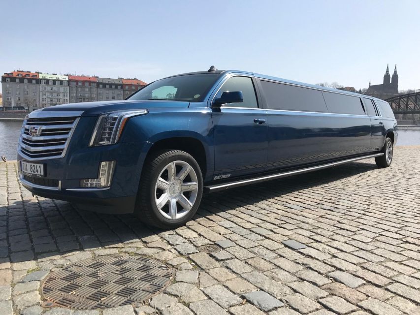 Long Hummer or Cadillac Limousine Party Ride - The one-hour ride through Prague