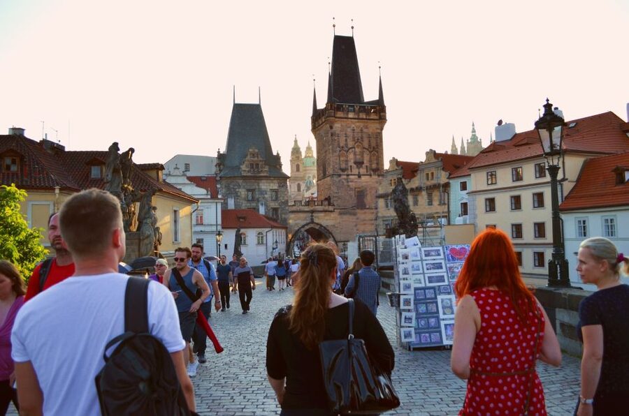 Panoramic Views of Prague Evening Walking Tour - Old Town lanes and medieval corners